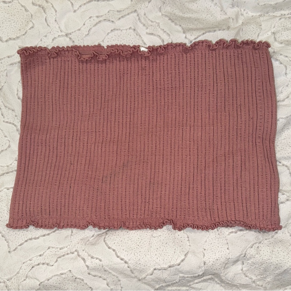 Bozzolo | Ribbed Pink Tube Top